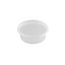Tiya Premier Essential Clear Polypropylene Deli Container with Lid - Combo, 8 Ounce Capacity -- 240 per case.