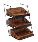 Mobile Merchandisers Stackable Counter and Basket (Triple)