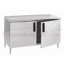 Stainless Steel Enclosed Base Work Table With Hinge Door, 30X144 inch.