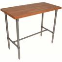 John Boos Cucina Classico Center Bracing Varnique Finish Blended Cherry Top Table, 48 x 30 x 36 inch.