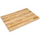 John Boos Non Reversible Oil Finish Hard Maple Bakers Table Top, 48 x 24 x 1 3/4 inch.