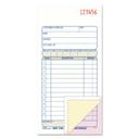 Adams 3 Part Carbonless White Sales Order Book, 3 11/32 x 7 3/16 inch - 50 sets per book