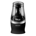 Westcott Black/Silver Halo Colored Pencil Non-Stick Electric Sharpener, 3.5 x 3.5 x 6.75 inch