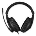 Adesso Black Xtream H5U Stereo Multimedia Headset with Microphone