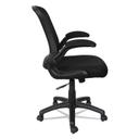 Alera EB-E Series Black Seat and Back Swivel/Tilt Mid-Back Mesh Chair with Black Base, Supports upto 275 Pound