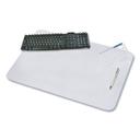 Artistic Clear Frosted Finish KrystalView Desk Pad with Antimicrobial Protection, 17 x 12 inch