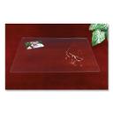 Artistic Eco Clear Rectangular Polyurethane Desk Pad with Antimicrobial Protection, 17 x 22 inch
