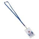 Advantus Blue Metal J-Hook Fastener Breakaway Lanyard, 36 inch Long - 24 per box -- 1 box