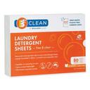 Boulder Clean Free and Clear Laundry Detergent Sheets - 40 per pack -- 12 packs  per case