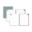 Blue Sky 12-Month July-June 2022-2023 Greta Academic Year Weekly/Monthly Planner with Green Cover, 11.5 x 8 inch