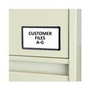 C-Line Black Side Load Slap-Stick Magnetic Label Holder, 4.25 x 2.5 inch - 10 per pack -- 1 pack