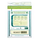 SafeLOK Plastic White/Gray Deposit Bag, , 9 x 12 inch - 100 per pack -- 1 pack