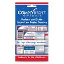 ComplyRight Federal and State Labor Law Poster Service, 4 x 7 inch