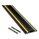 D-Line Black Medium Duty Floor Cable Cover, 3.25 inch Wide x 30 feet Long