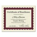 Great Papers Ivory with Metallic Red Border Certificates, 11 x 8.5 inch -- 100 per pack