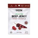 Think Jerky Sweet Chipotle Beef Jerky, 1 Ounce -- 12 per pack