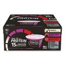 OIKOS Strawberry/Mixed Berry/Vanilla Triple Zero Blended Nonfat Greek Yogurt, 5.3 Ounce -- 18 per box