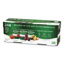 Activia Black Cherry/Peach/Strawberry Probiotic Lowfat Yogurt, 4 Ounce Cup -- 24 per pack