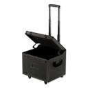 Vaultz Black Letter/Legal Files Locking Mobile File Chest, 17.5 x 15.5 x 14.5 inch