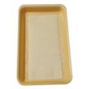 International Tray Pads White/Yellow Meat Tray Pad, 6 inch Wide X 4 1/2 inch Depth -- 1000 per case