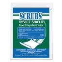Scrubs Insect Shield White Floral Scent Insect Repellent Wipes, 8 x 10 inch -- 100 per case