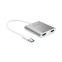 j5create Silver/White USB to HDMI Adapter, 7.87 inch