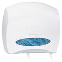 Kimberly-Clark Professional JRT Jr. Escort Plastic Pearl White Jumbo Roll Bath Tissue Dispenser, 16 x 5.75 x 13.88 inch