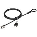 Kensington Microsaver Silver 2.0 Keyed Laptop Lock with 6 feet Steel Cable and Two Keys