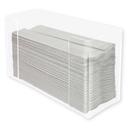 Kantek Clear Acrylic Multifold Paper Towel Dispenser, 12.5 x 4.4 x 7 inch