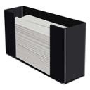 Kantek Acrylic Black Multifold Paper Towel Dispenser, 12.5 x 4.4 x 7 inch