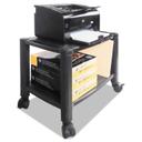 Kantek Black Two-Shelf Mobile Printer Stand, 20 x 13.25 x 14.13 inch