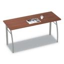 Linea Italia Cherry Trento Line Rectangular Desk, 59.13 x 23.63 x 29.5 inch