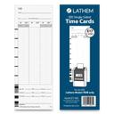 Lathem E17-100 Single Side Time Card, 9 inch - 100 per pack -- 1 pack per case
