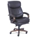 La-Z-Boy Brown Seat and Back Woodbury Big and Tall Executive Chair with Weathered Sand Base, Supports up to 400 Pound