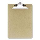 Officemate Brown 1 inch Clip Capacity Recycled Hardboard Clipboard, Holds 8.5 x 11 Sheets -- 3 per pack