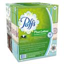Puffs Plus Lotion White 2 Ply Facial Tissue, 8.2 x 8.4 inch - 124 sheets per box -- 24 boxes per case