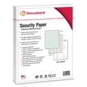 DocuGard Green Medical Security Paper, 24 Pound - 500 per reem -- 1 reem per case