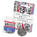 Kurly Kate Stainless Steel Medium Steel Gray Scrubber, 3 1/2 x 3 1/2 inch -- 12 per case