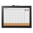 Quartet Home Decor Magnetic Combo Dry Erase with Cork Board on Bottom, 23 x 17 inch