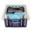 Rayovac Alkaline 1.5 Voltage AAA Battery - 36 per pack -- 1 pack per case