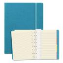 Filofax Aqua Cover 112 Sheets 1 Subject Medium/College Rule Notebook, 8.25 x 5.81 inch