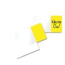 Redi-Tag Yellow Easy-To-Read Self-Stick Index Tabs -- 50 per pack