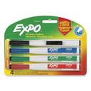 Expo Assorted Colors Magnetic Dry Erase Marker with Fine Bullet Tip -- 4 per pack