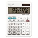 Sharp 8 Digit Lcd El-310wb Mini Desktop Calculator