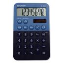 Sharp Blue 8 Digit LCD Handheld Calculator