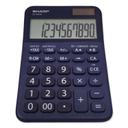 Sharp Blue 10 Digit LCD Desktop Calculator