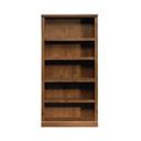 Sauder Select Collection Oiled Brown Five Shelf Bookcase, 35.27 x 13.22 x 69.76 inch