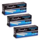 Swingline Steel S.F. 1 Standard Staples with 0.25 inch Leg and 0.5 inch Crown - 5000 per box -- 3 boxes per pack