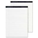 Tops White Wide/Legal Rule Docket Diamond Ruled Pad, 8.5 x 11.75 inch - 2 per box -- 1 box