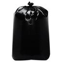 Trinity Plastics Black 1.7 Mil Low-Density Can Liner, 60 Gallon Capacity -- 100 per case
